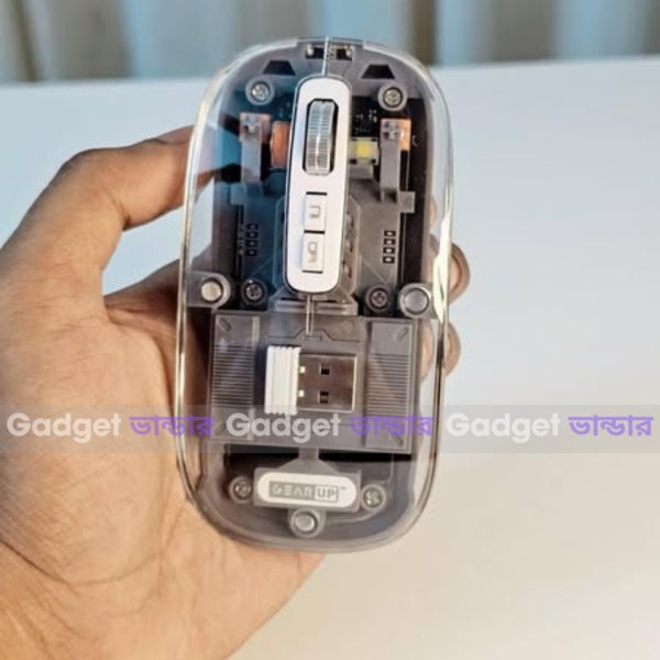 GearUP WM30 Transparent Magnetic Wireless Mouse - Image 2